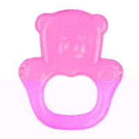 Babyono teething ring with gel bear