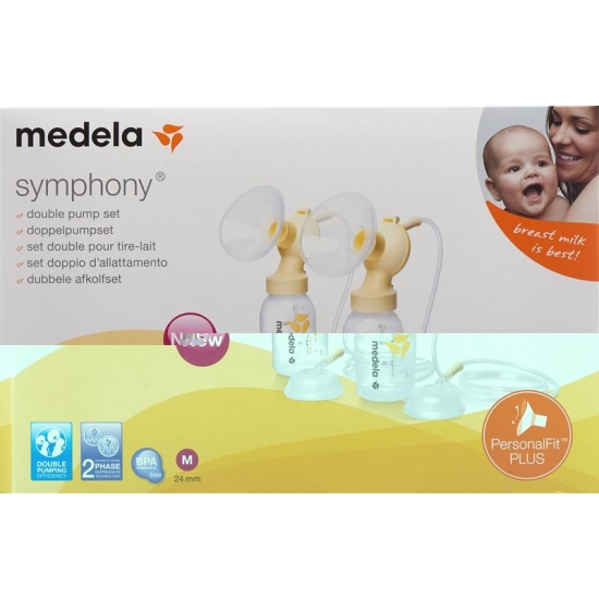 Medela Symphony Doppelpumpset M with PersonalFit PLUS 24 mm