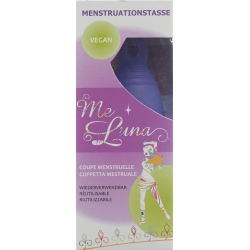 Me Luna Menstruationstasse Sport S Blau-Violett