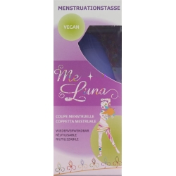 Me Luna Menstruationstasse Sport M Blau-Violett