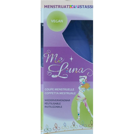 Me Luna Menstruationstasse Sport L Blau-Violett buy online