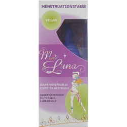 Me Luna Menstruationstasse Sport Shorty S Blau-vi