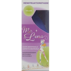 Me Luna Menstruationstasse Sport Shorty XL Blau-vi