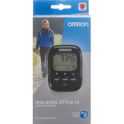 Omron Schrittzaehler Walking Style Iv Schwarz