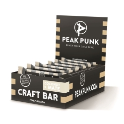 Peak Punk Bio Craft Bar Displ Coconut&mate 15x 38g