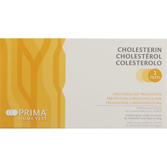 PRIMA HOME TEST Cholesterol Test 2 pcs