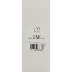 100bon Elemi Et Ambre Noir Tester 50ml