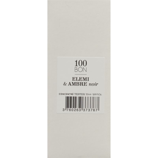 100bon Elemi Et Ambre Noir Tester 50ml buy online