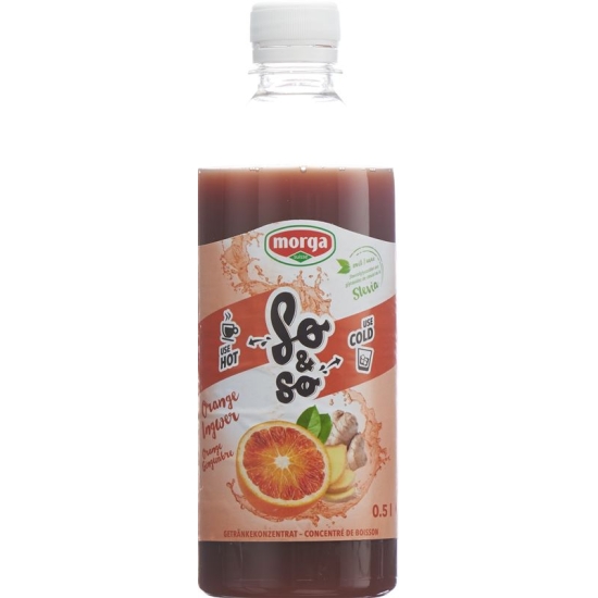 So&so Orange-Ingwer Konzentrat mit Stevia Flasche 5dl buy online