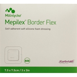 Mepilex Border Flex 7.5x7.5cm 5 Stück