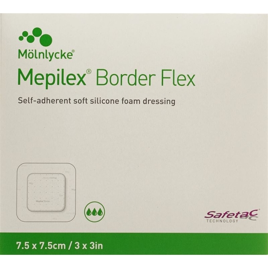 Mepilex Border Flex 7.5x7.5cm 5 Stück buy online