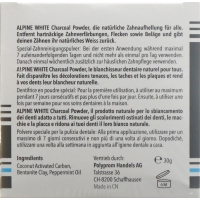 Alpine White Charcoal Powder Dose 30g