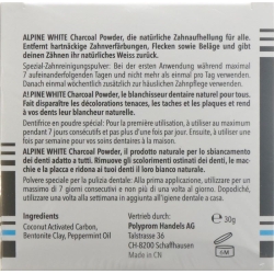 Alpine White Charcoal Powder Dose 30g