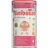 Bimbosan Organic Bifrutta powder rice + fruit tin 300g