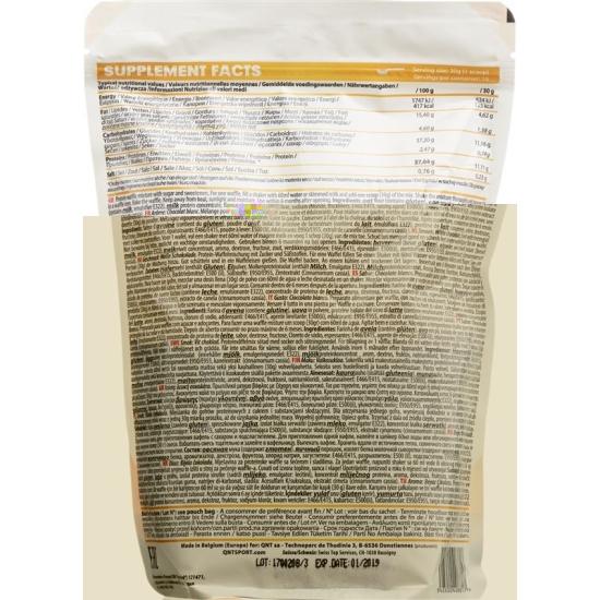 Qnt Waffles High Rated Protein White Choco 480g buy online