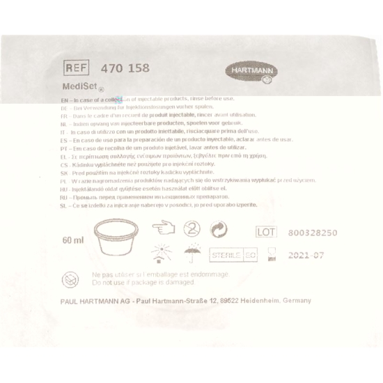 Mediset Satellite Bowl 60ml Sterile buy online