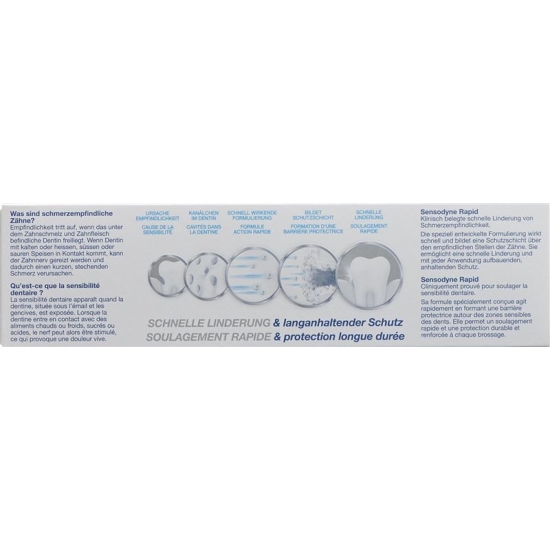 Sensodyne Rapid Whitening Toothpaste Tube 75ml buy online