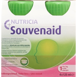 Souvenaid Trinknahrung Erdbeer 4x 125ml