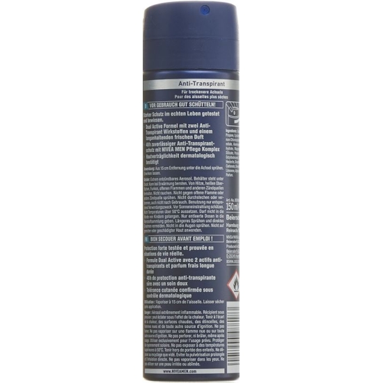 Nivea Dry Active Spray Male 150ml buy online