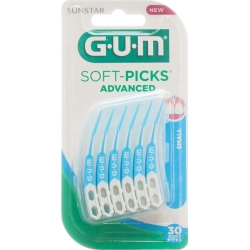 Gum Sunstar Bristles Soft Picks Advanced Small 30 pieces