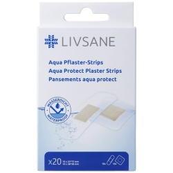 Livsane Aqua Pflaster-Strips 20 Stück