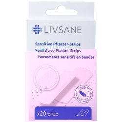 Livsane Sensitive Pflaster-Strips 20 Stück