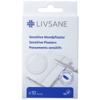Livsane Sensitive Wundpflaster 10 Stück