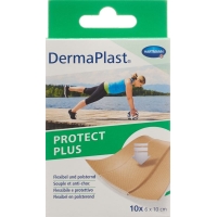 Dermaplast Protect Plus 6x10cm 10 Pieces