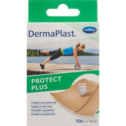 Dermaplast Protect Plus 6x10cm 10 Pieces