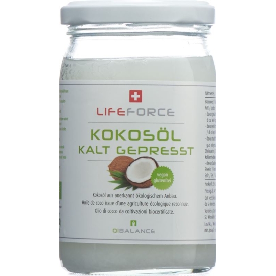 Qibalance Kokosöl Bio Glas 250ml buy online