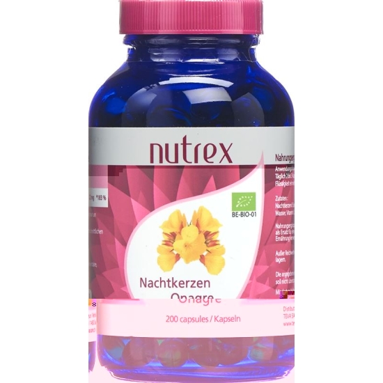 Nutrex Nachtkerzenöl Kapseln 500mg Bio 200 Stück buy online