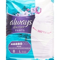 Always Discreet Inkontinenz Pants L Plus 8 Stück