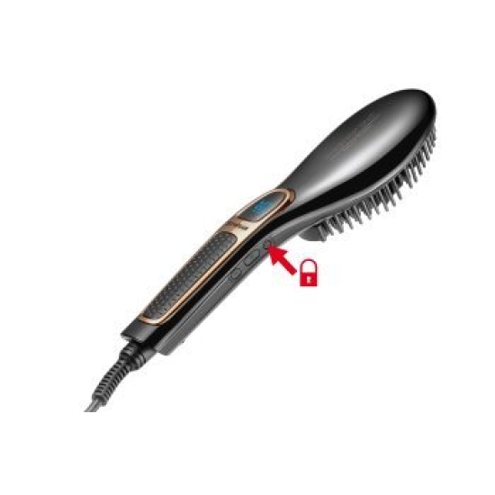 Trisa Straightener Brush Smooth Ceramic Lcd Displa buy online