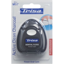 Trisa dental floss Active Clean Charcoal