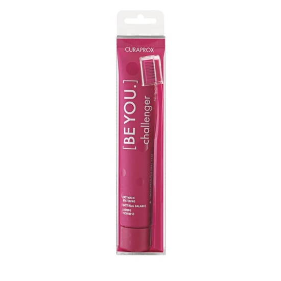 Curaprox Be You 90ml Zahnpaste U Zahnbürste Rot buy online