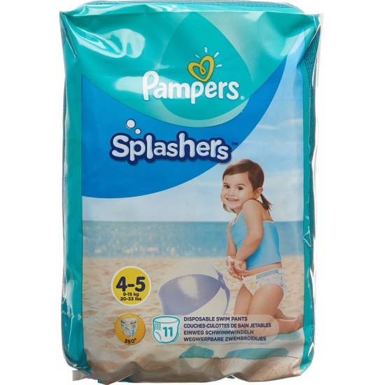Pampers Splashers Grösse 4-5 Tragepack 11 Stück buy online