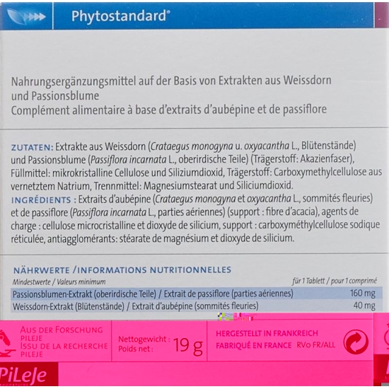 Phytostandard Hawthorn Passionflower Tablets 30 Capsules buy online