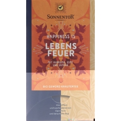 Sonnentor Happiness Is Lebensfeuer Tee Beutel 18 Stück