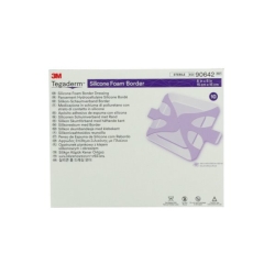 3M Tegaderm Silikon-Schaumver 15x15cm Bor 10 Stück