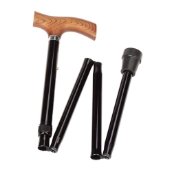 Sahag Faltstock Alu Schw -100kg 85-95cm Fritz Holz