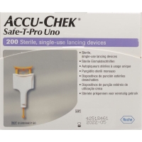 Accu-chek Safe-t Pro Uno Einmalstechhilfe 200 Stück