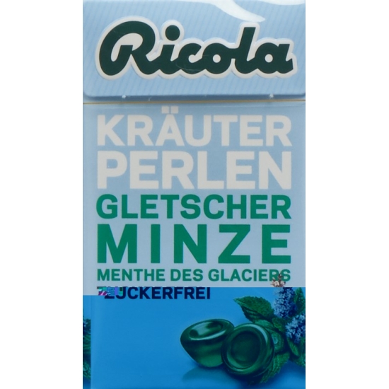 Ricola Kräuter Perlen Gletscherminze Oz Box 25g buy online