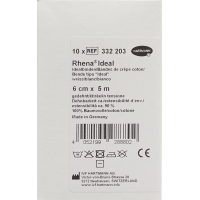Rhena Ideal Elastische Binde 6cmx5m Weiss 10 Stück