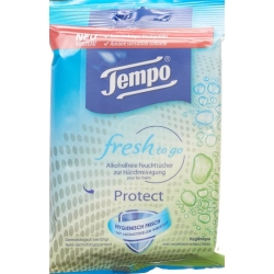 Tempo Feuchttücher Fresh To Go Protect 10 Stück