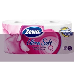 Zewa Toilettenpapier Weiss 4-lagig 150 Blatt 2 Stück