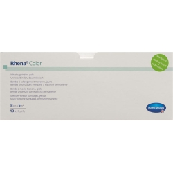 Rhena Color Elastische Binden 8cmx5m Ge Off 10 Stück