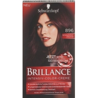Brillance 896 Schwarzrot Organdi