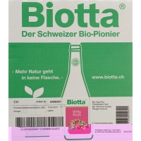 Biotta Vital Plus Cranberry & hemp 6 x 5 dl