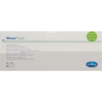 Rhena Color Elastisch Binden 4cmx5m Rot Offen 10 Stück