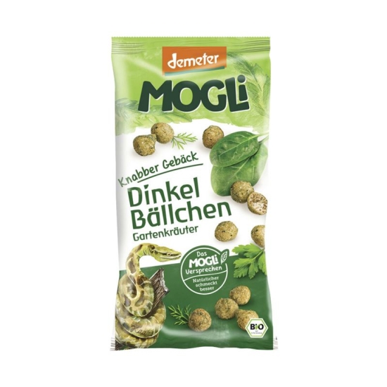 Mogli Dinkel Baellchen Gartenkräuter Demeter 40g buy online
